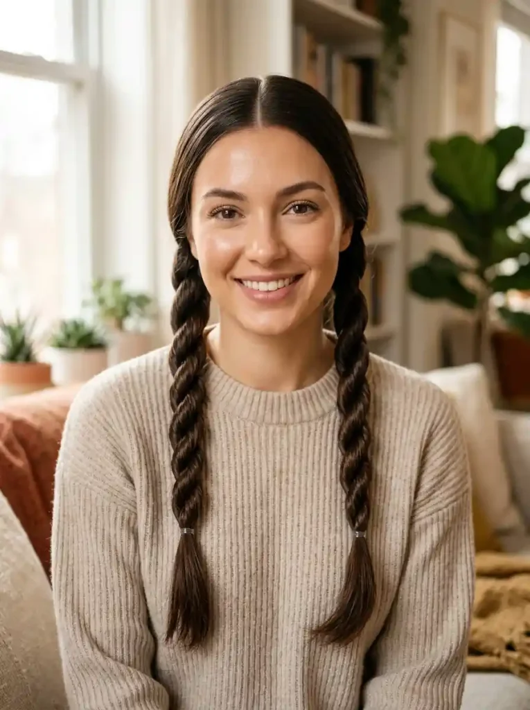 5. Rope Twist Double Plait