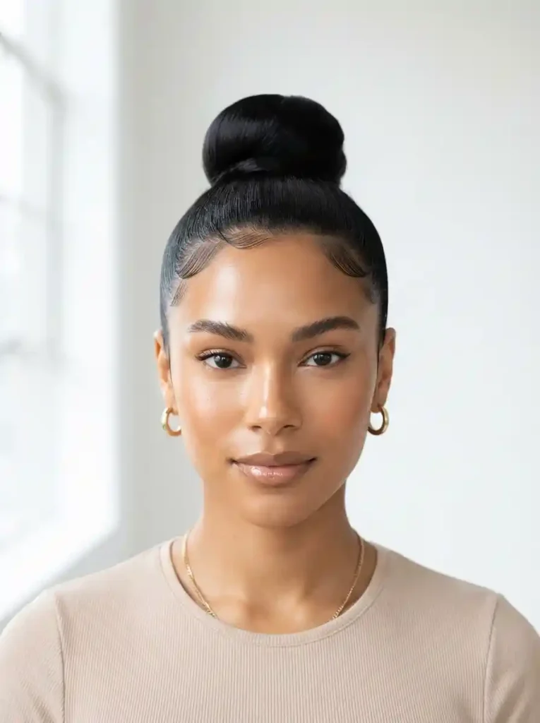 Sleek-High-Bun