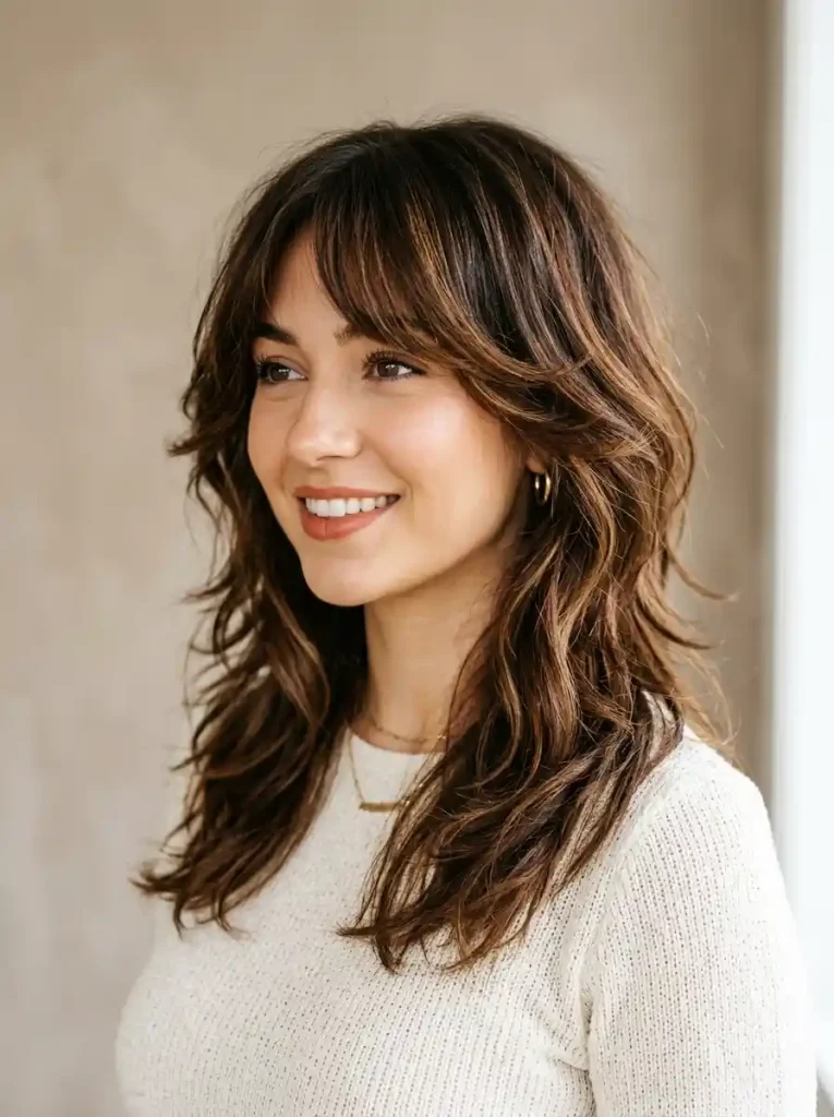 6.Soft Wolf Cut