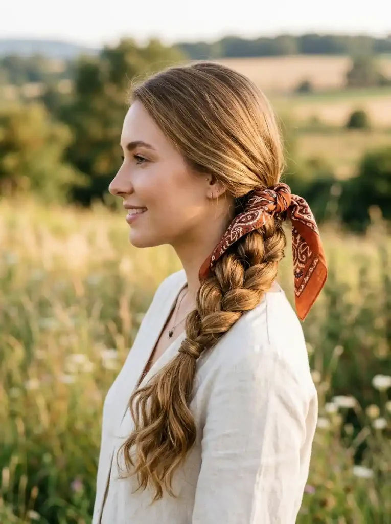 7. Side Braid Wrap