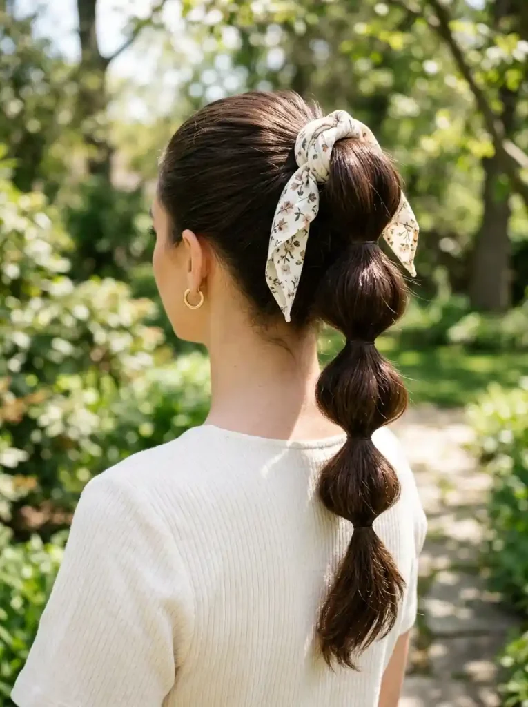 8. Bubble Pony Scarf