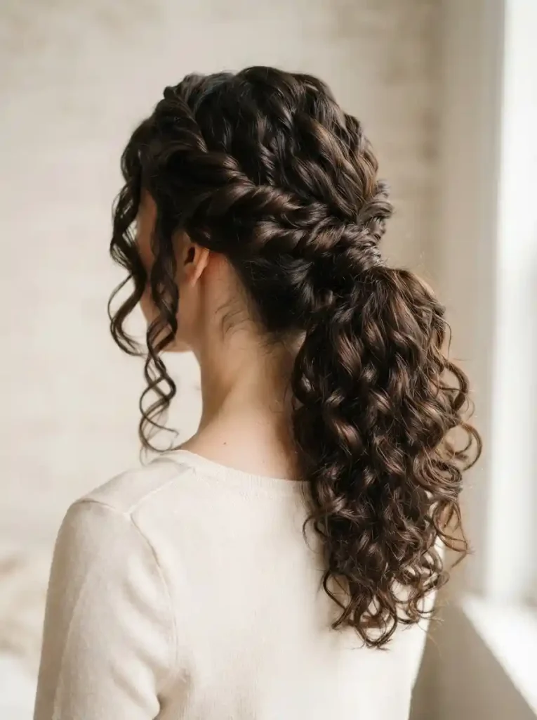 Twisted-Curly-Ponytail