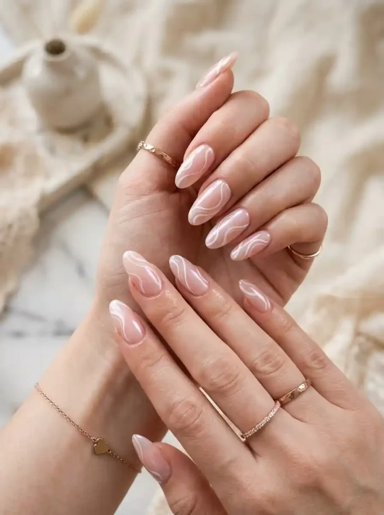 12. Rose Quartz Swirls