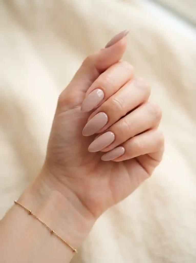 15. Rose Beige Nails