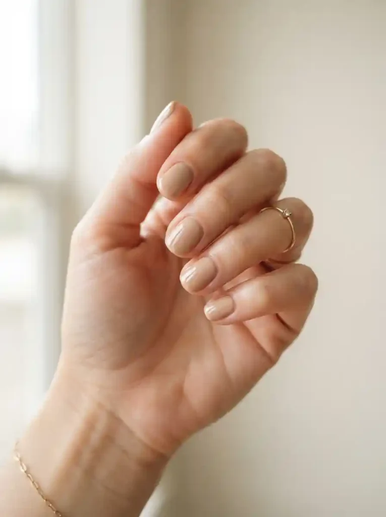 5. Barely Beige Nails