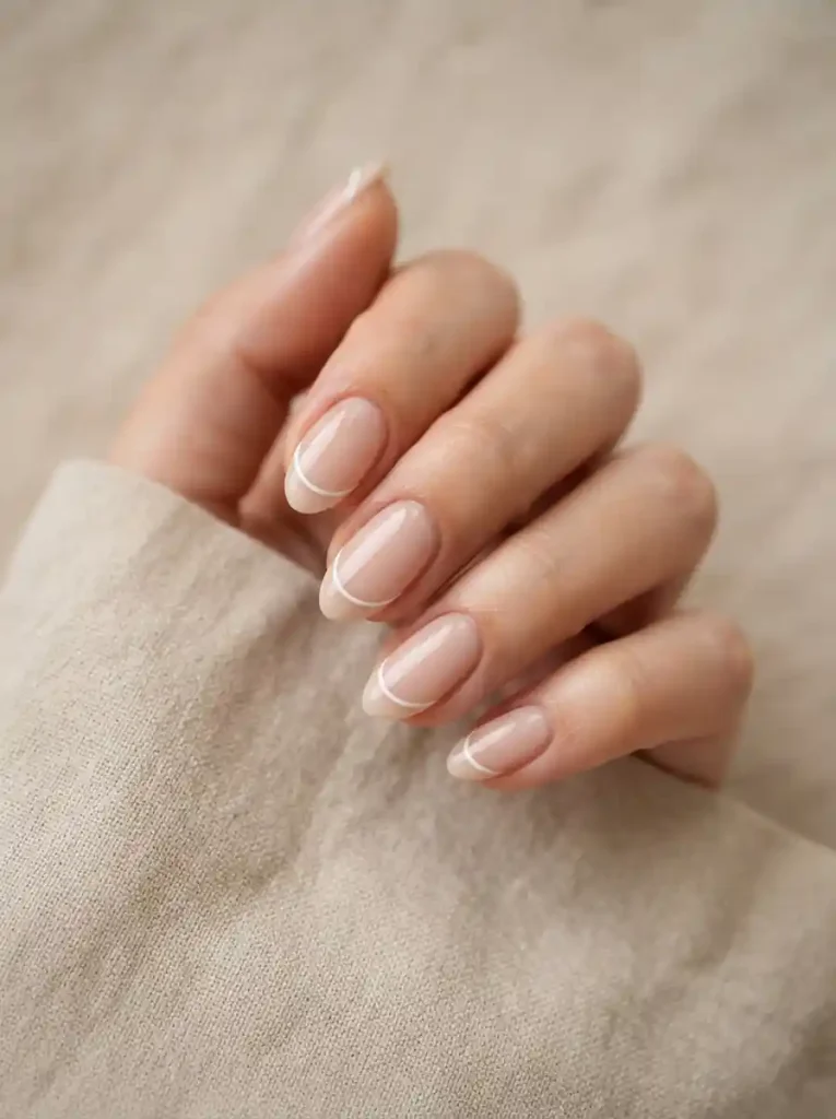 6. Minimalist White Line