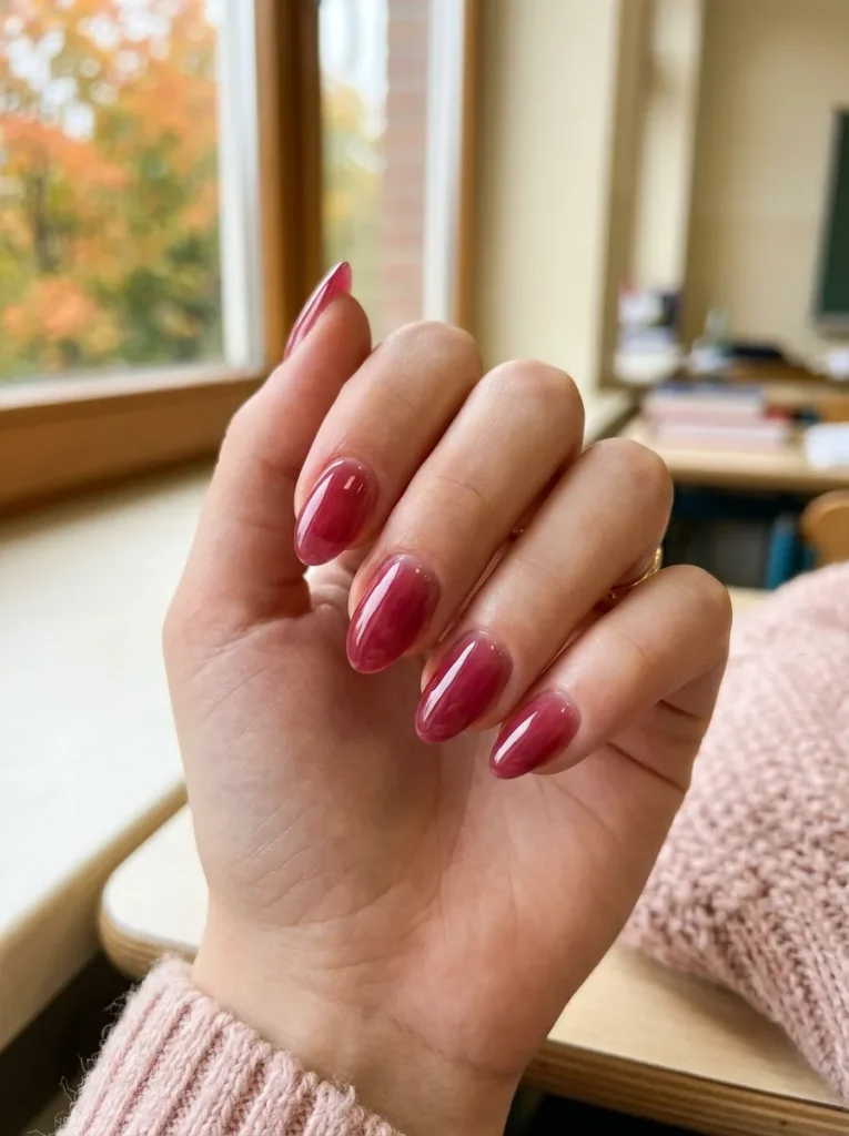 12. Berry Jelly Nails