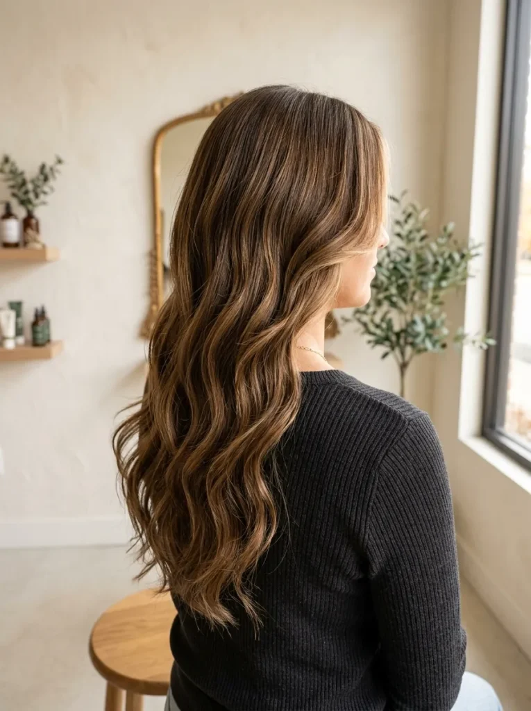 12. Golden Brown Balayage
