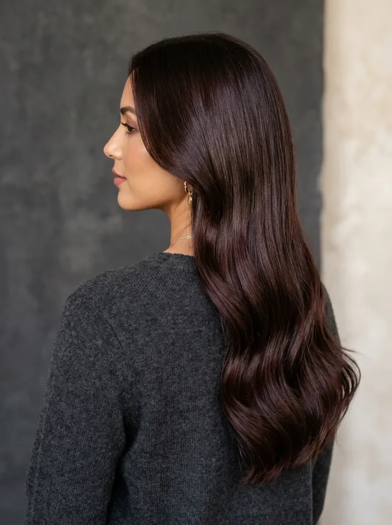 13. Plum Brown Brunette
