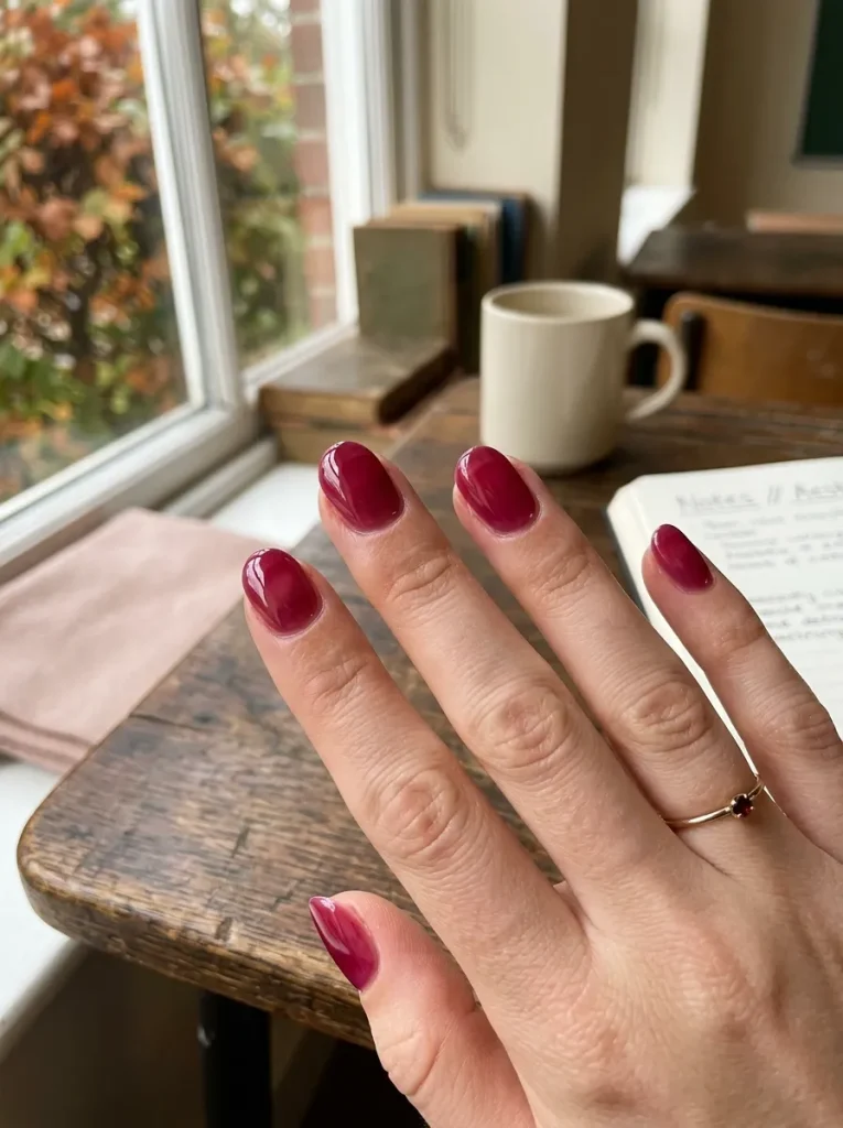 7. Berry Jelly Nails