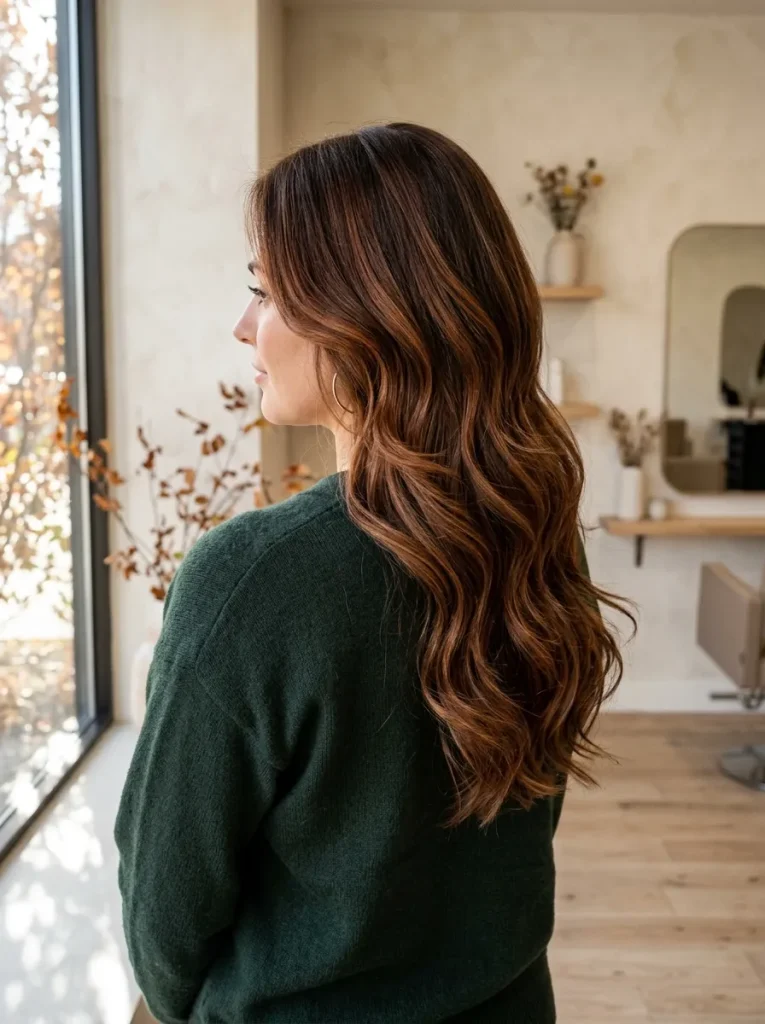 7. Cinnamon Balayage