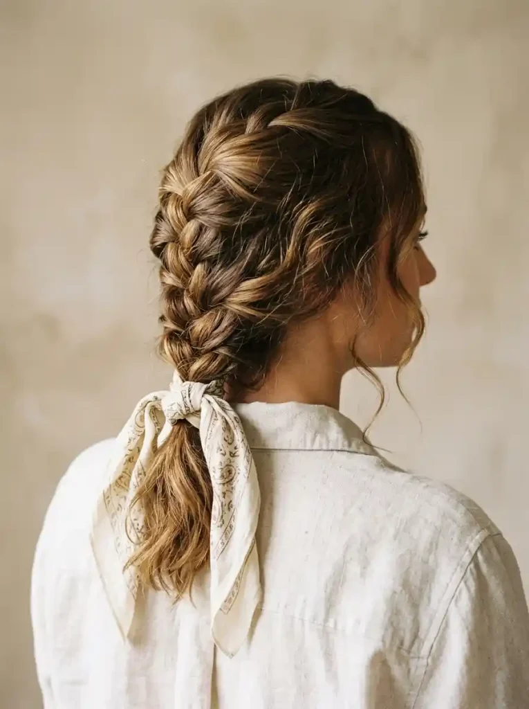 15- Bandana French Braid