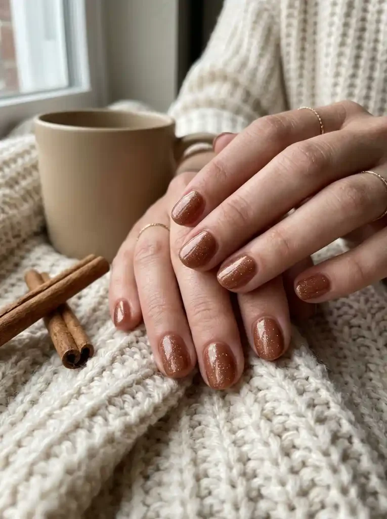 19. Cinnamon Sugar Nails