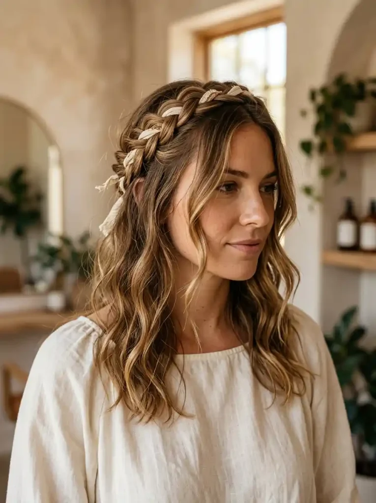20- Braided Bandana Crown
