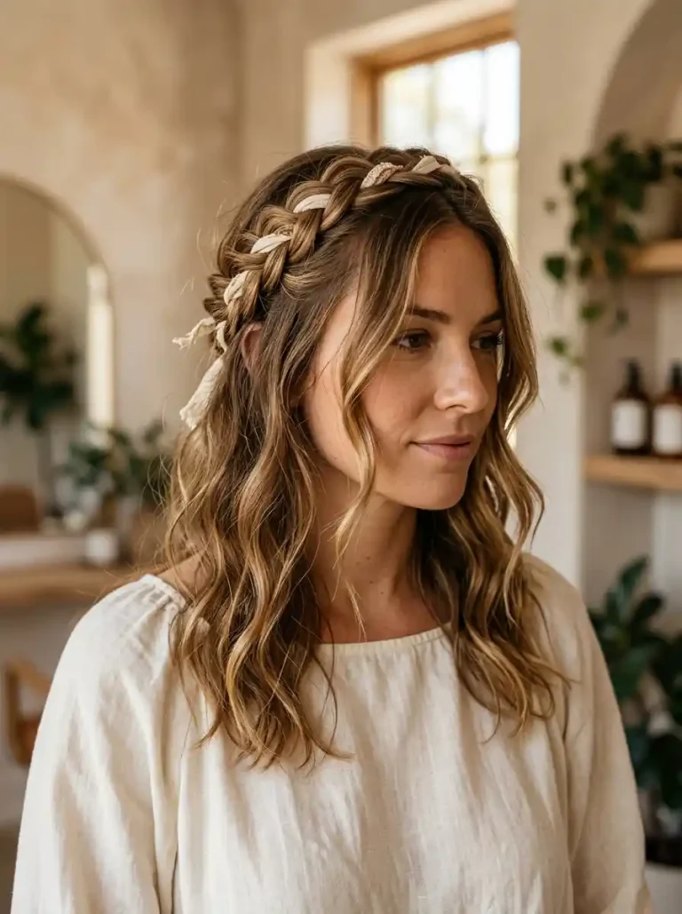 20- Braided Bandana Crown