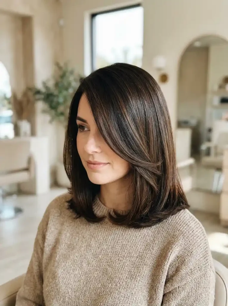 20. Side-Part Medium Bob Haircut