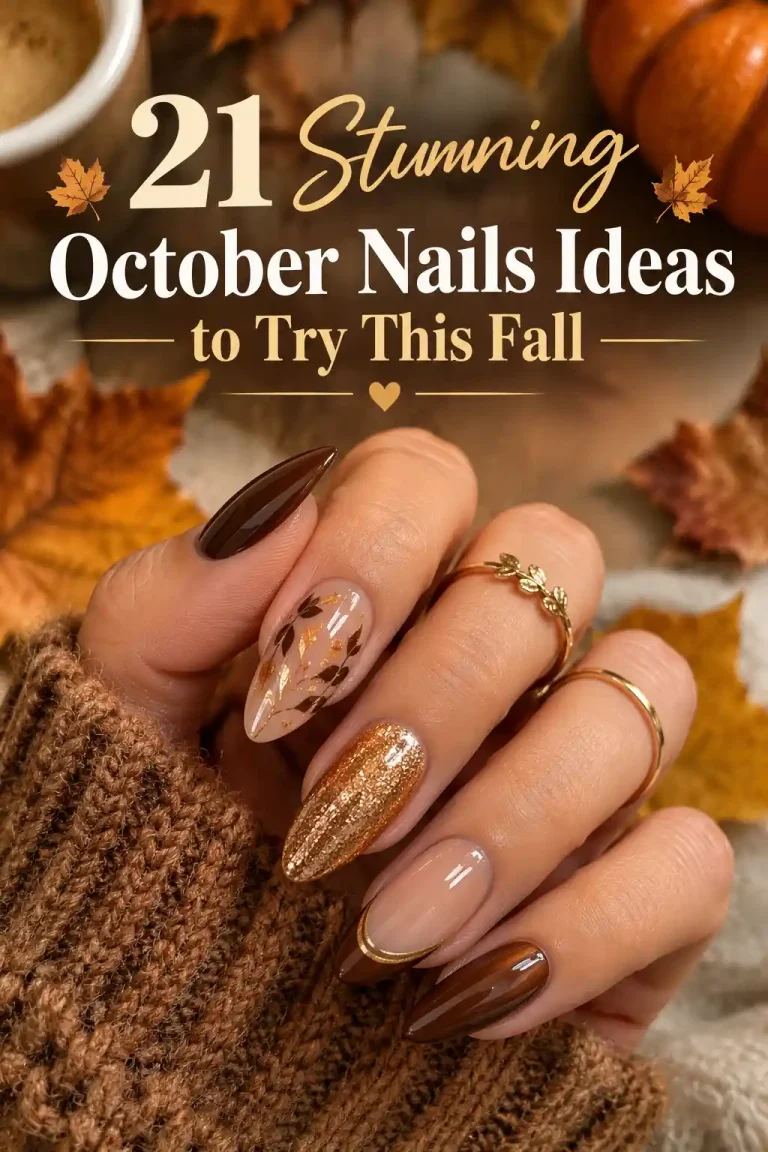 21 Stunning October Nails Ideas to Try This Fall