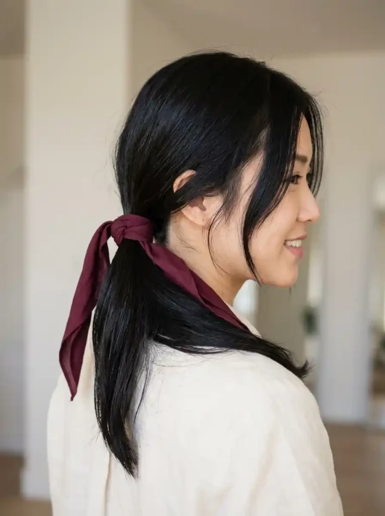 6- Side Ponytail Bandana