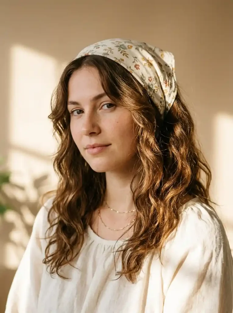 8- Bandana Headband Waves